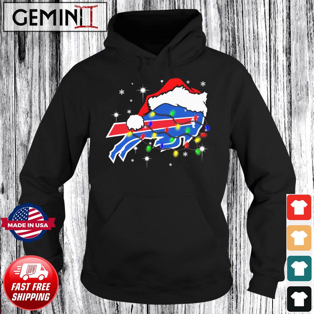 Santa Buffalo Bills Christmas light logo shirt, hoodie, sweater, long  sleeve and tank top