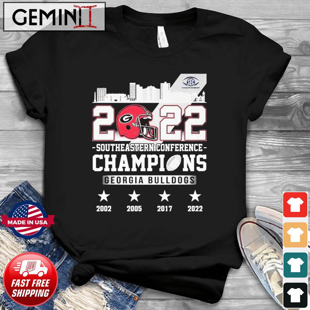 2022 SEC Southeastern Conference Champions Georgia Bulldogs Shirt