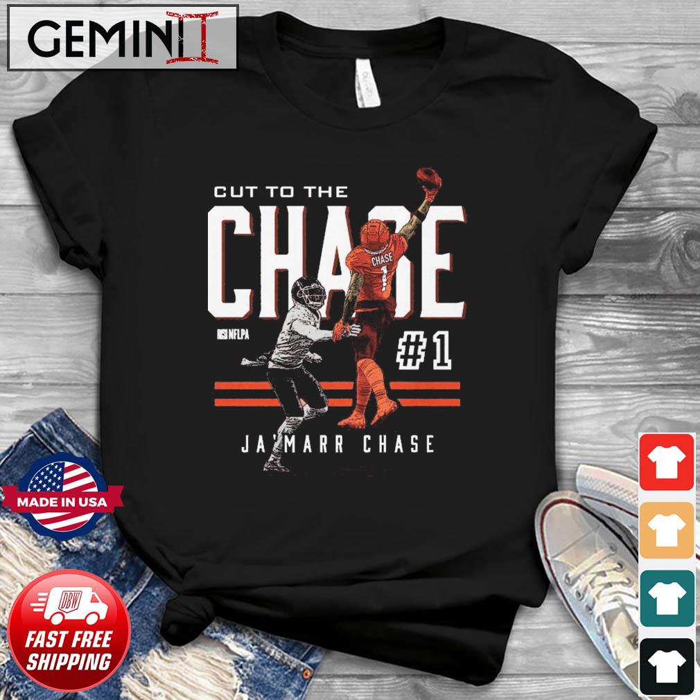 Cut to the Chase Ja'Marr Chase Cincinnati Bengals one hand catch shirt -  Freedomdesign