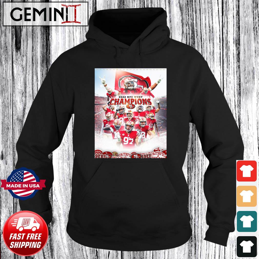 2022 San Francisco 49ers NFC west division champions shirt, hoodie,  longsleeve tee, sweater