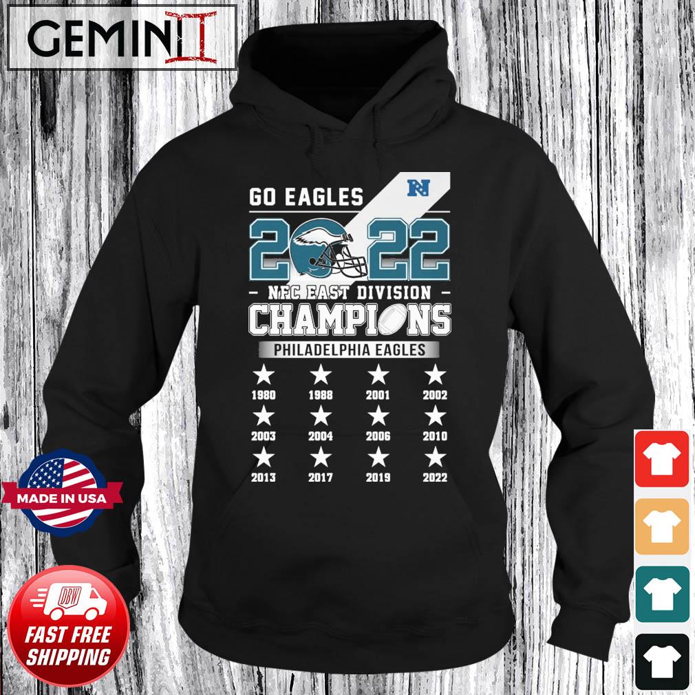 Philadelphia Eagles NFC East Division champions 2022 shirt, hoodie