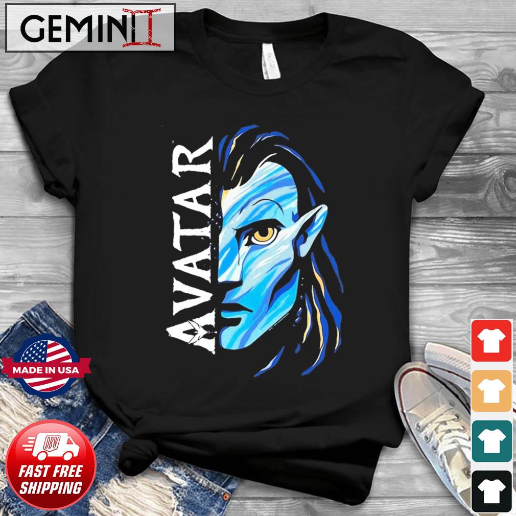 Jake Sully Split Avatar Face Avatar The Way of Water Avatar 2 Shirt