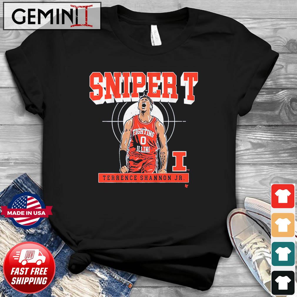 Illinois Basketball Terrence Shannon Jr. Sniper Shirt