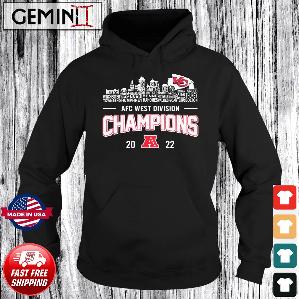 Kansas city chiefs afc west division champions back to back shirt -  Guineashirt Premium ™ LLC