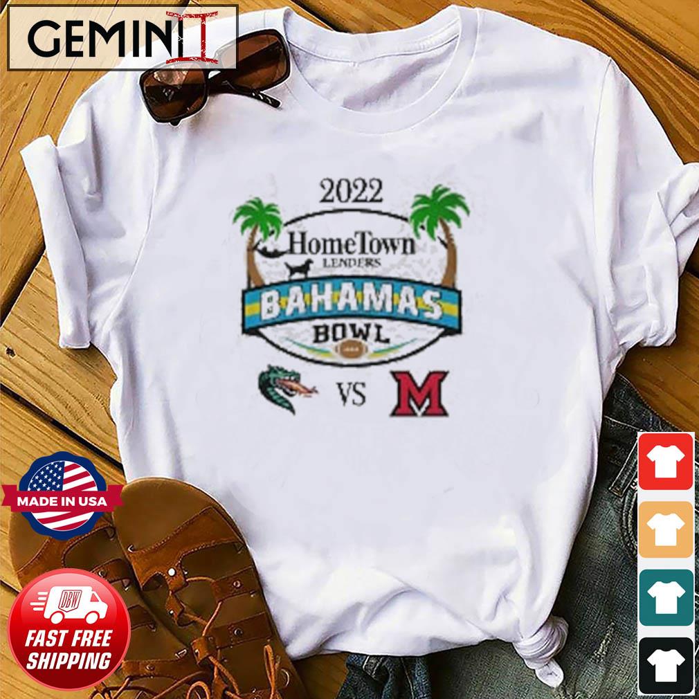 Miami Redhawks vs UAB Blazer Hometown Lenders Bahamas Bowl Matchup 2022 Shirt