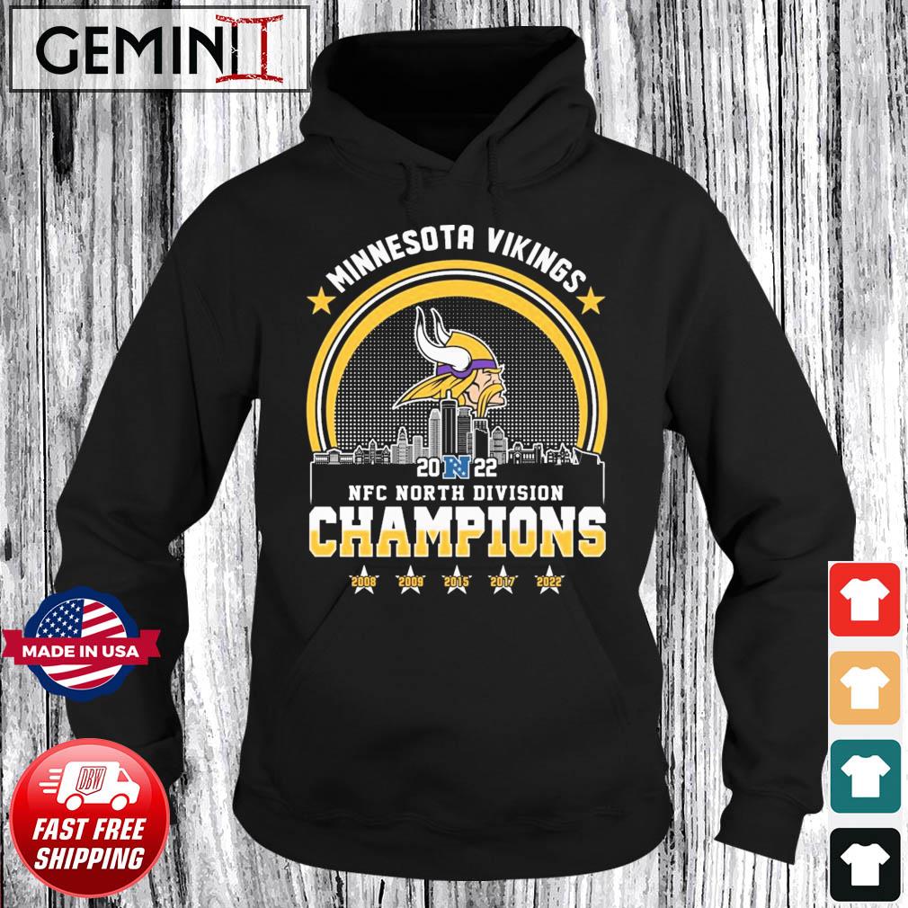 Minnesota Vikings 2022 NFC North Division Champions T-Shirt, hoodie,  sweater, long sleeve and tank top