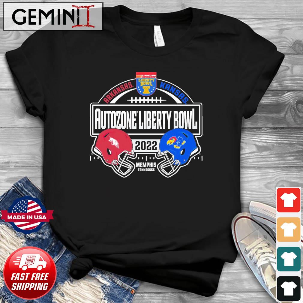 2022 Liberty Bowl Matchup Arkansas Razorbacks Vs Kansas Jayhawks Shirt