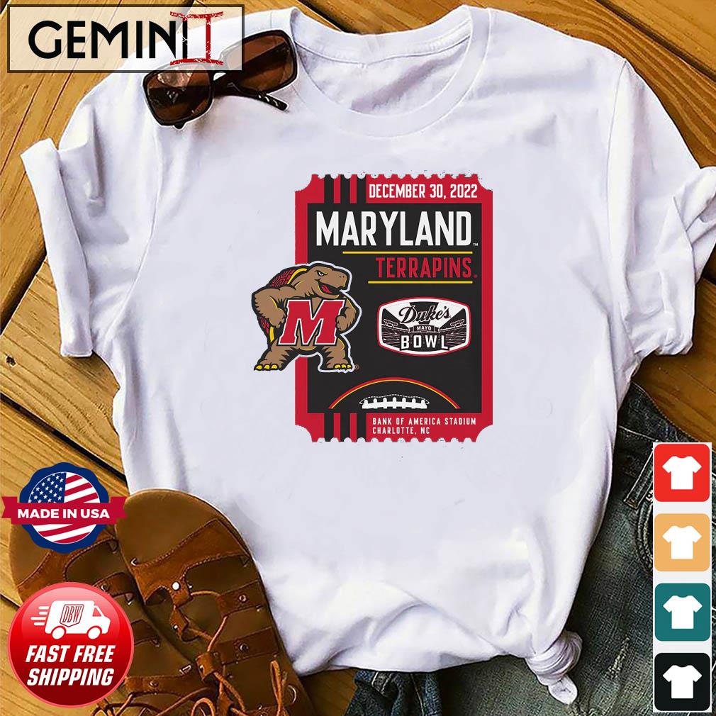 Official Maryland Terrapins 2022 Duke's Mayo Bowl Shirt