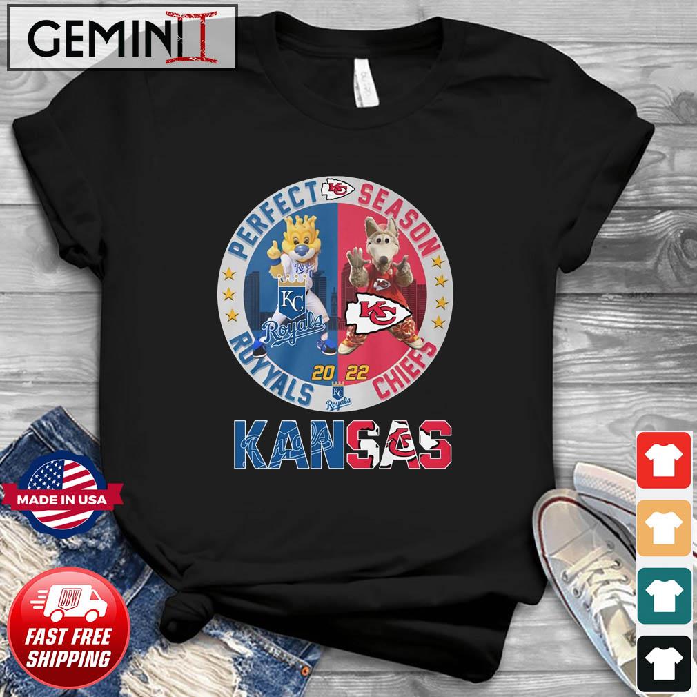 Perfect Season 2022 Kansas City Chiefs And Kansas City Royals Shirt