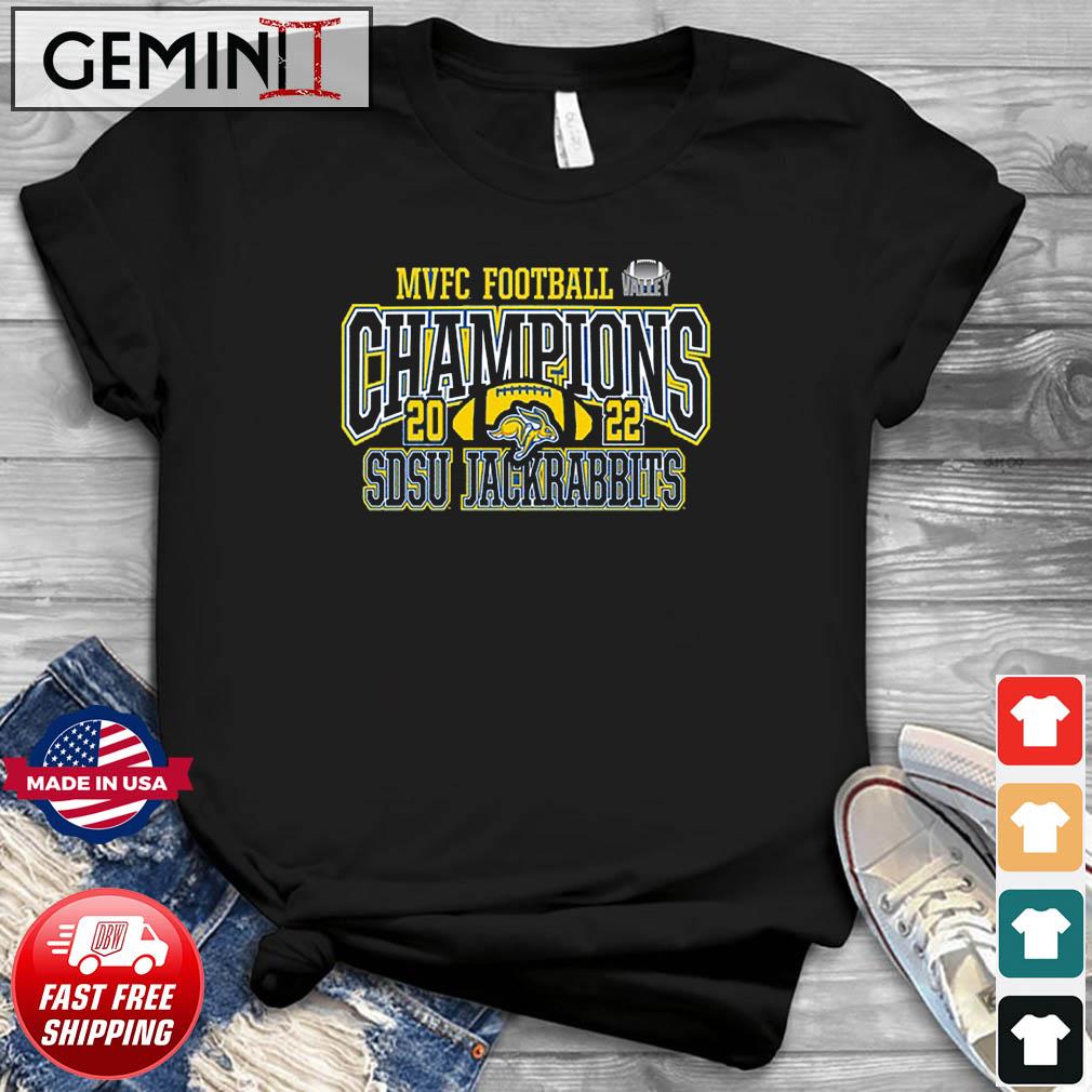 SDSU Jackrabbits Champions MVFC Football 2022 T-Shirt