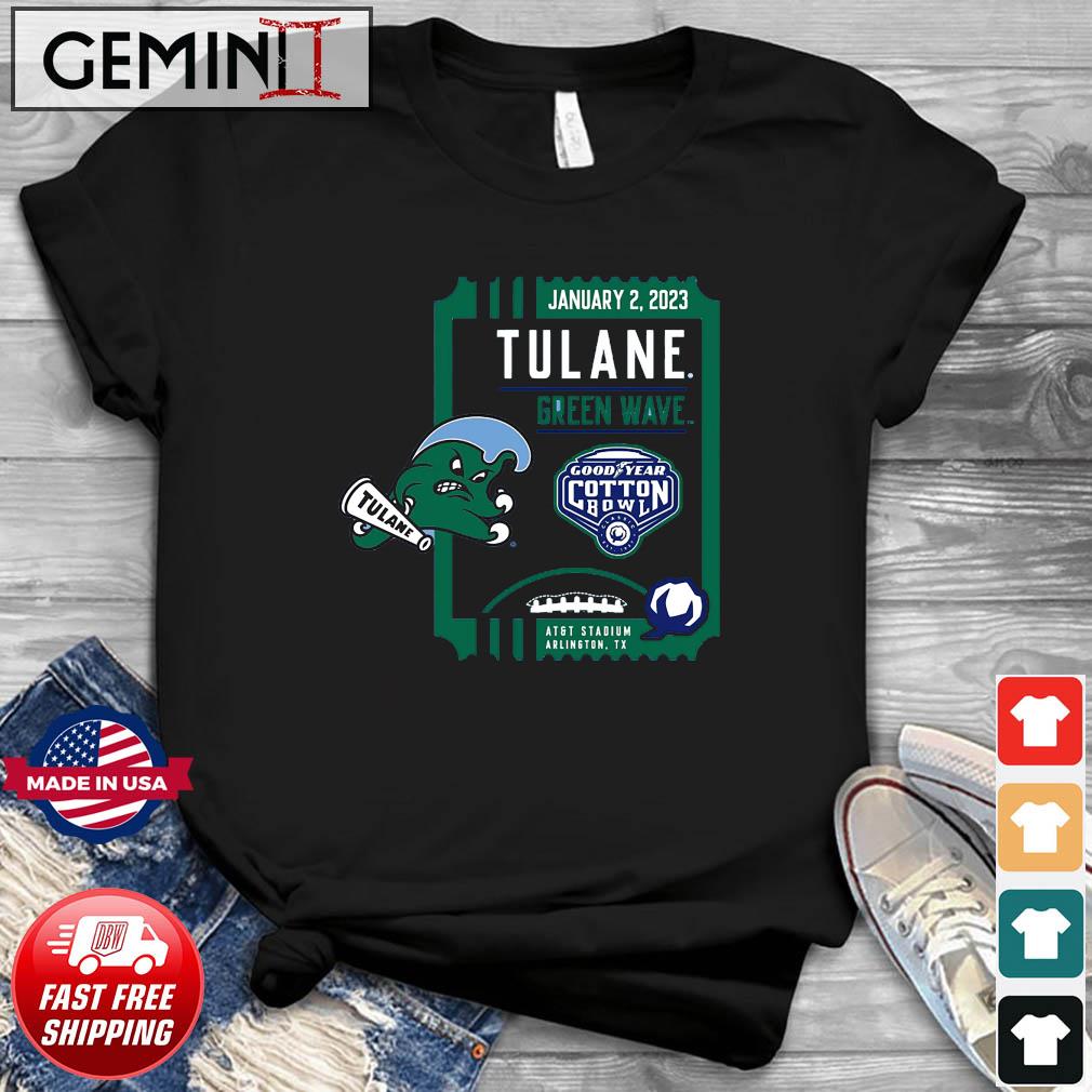 Tulane Green Wave 2023 Goodyear Cotton Bowl Arlington Shirt