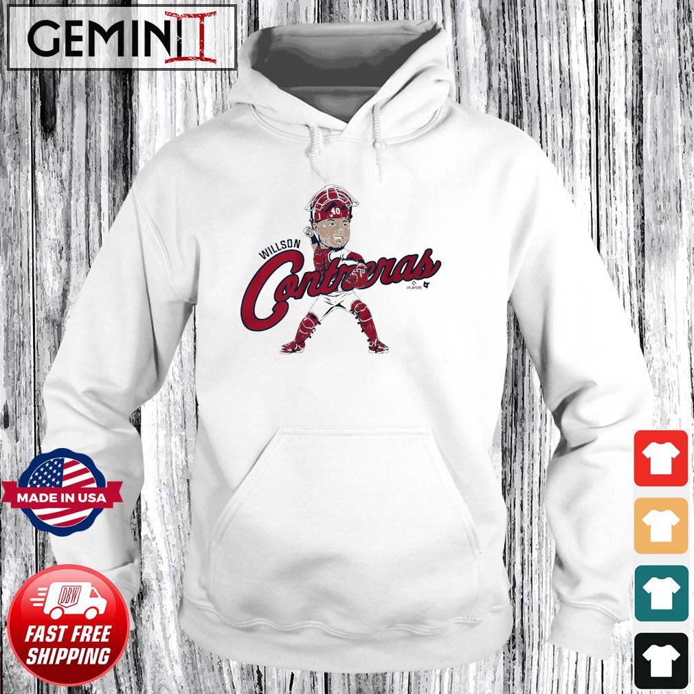 Willson Contreras Caricature Shirt and Hoodie - Chicago Cubs