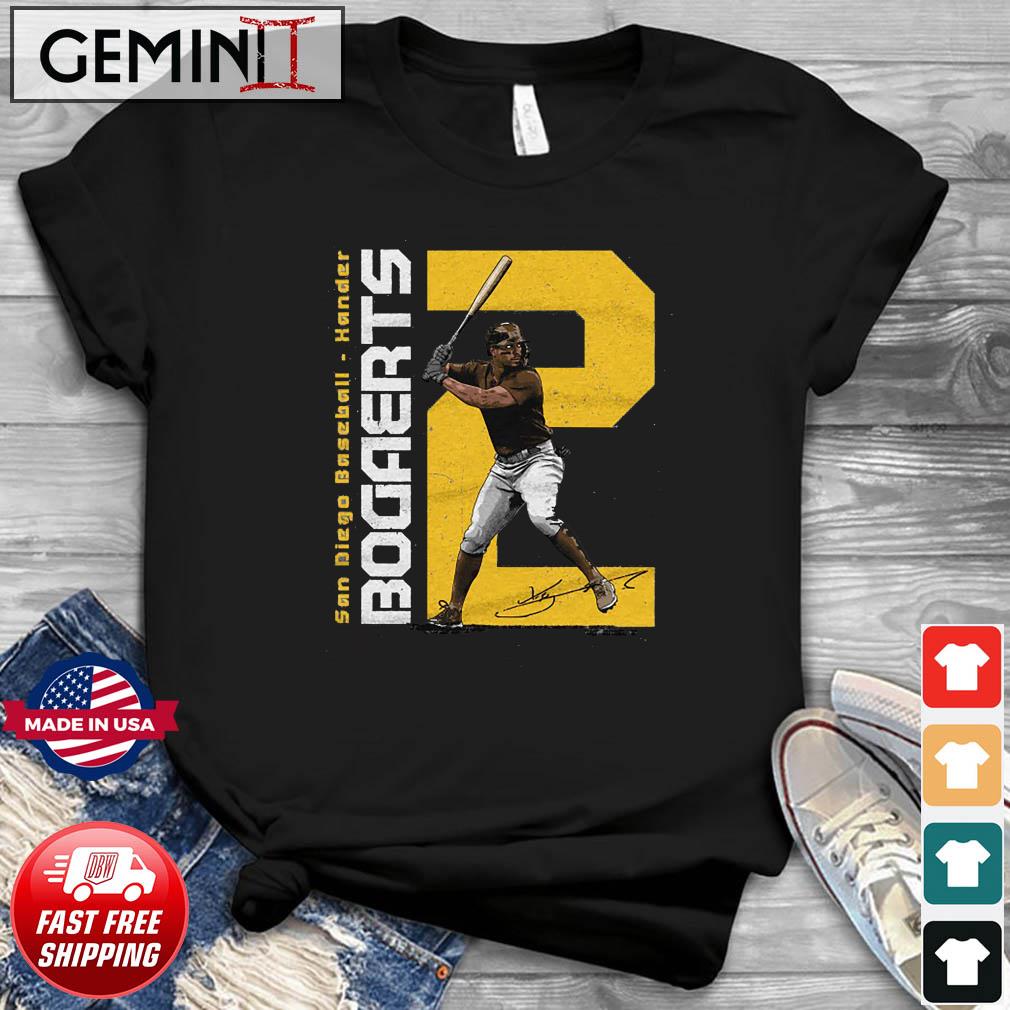 Xander Bogaerts San Diego Padres Vertical Signature T-shirt, hoodie,  sweater, long sleeve and tank top