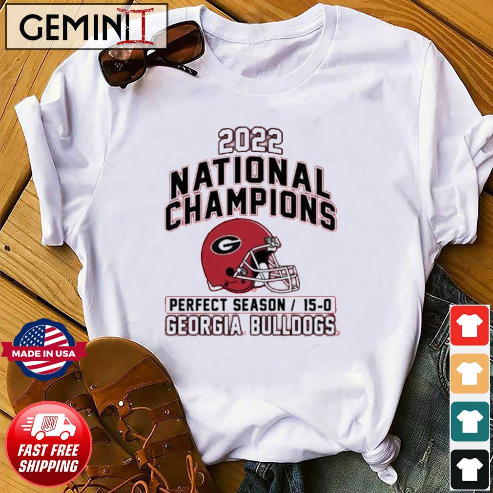 2022 National Champions Perfect Season Georgia Bulldogs Shirt