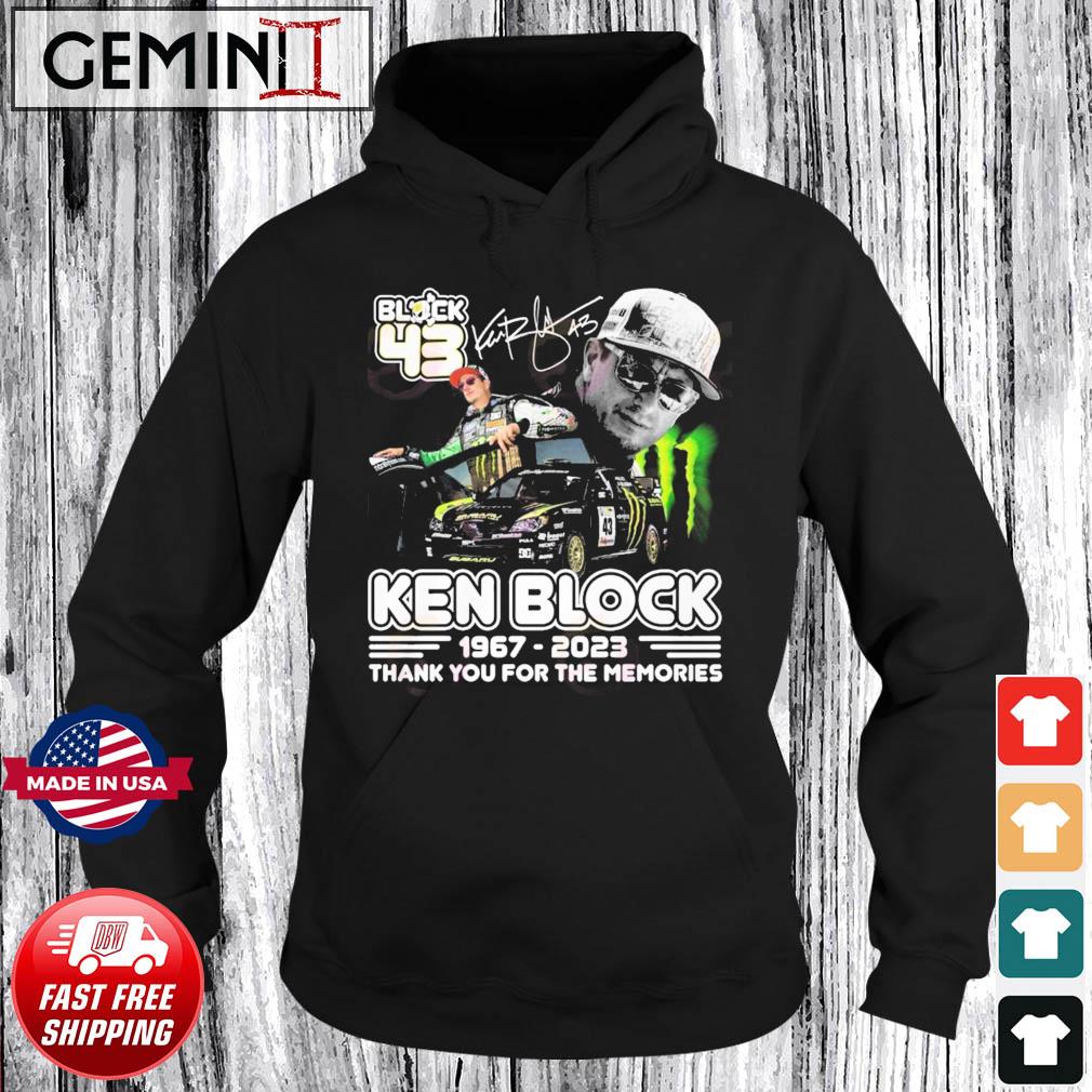 43 Forever Ken Block 1967 – 2023 Thank You For The Memories T-Shirt Hoodie