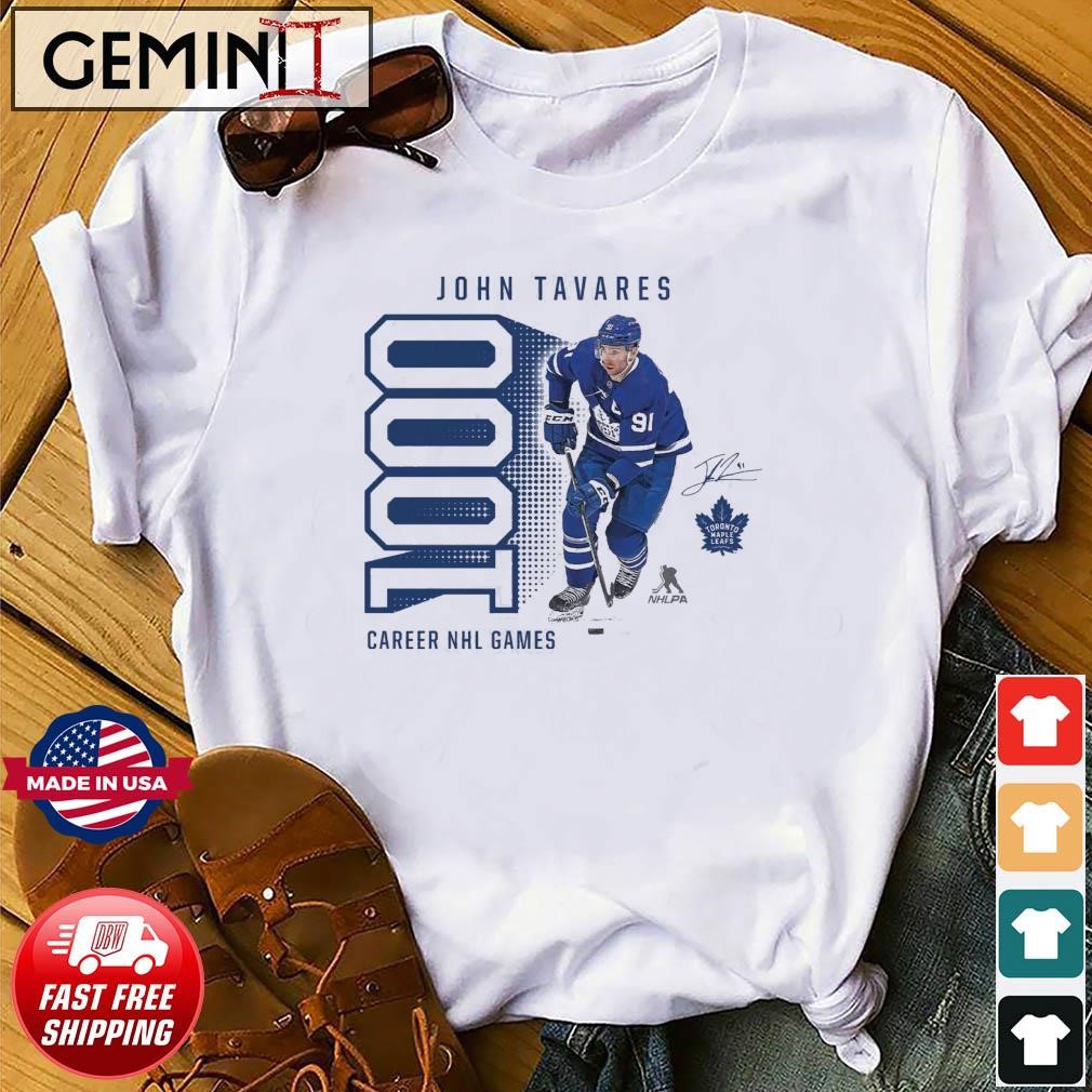 John Tavares Toronto Maple Leafs 1,000 Career Games T-Shirt