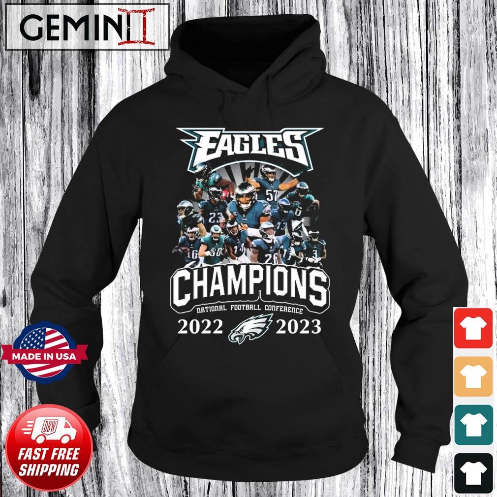 Philadelphia Eagles Champions National Football Conference 2022-2023 Super Bowl LVII Shirt Hoodie.jpg