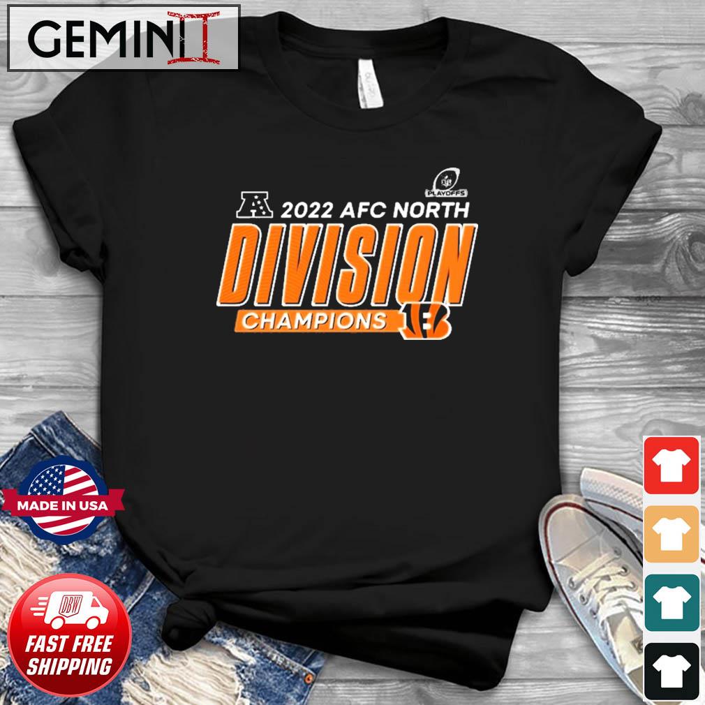 Cincinnati Bengals 2022 AFC North Division Champions Shirt - Limotees