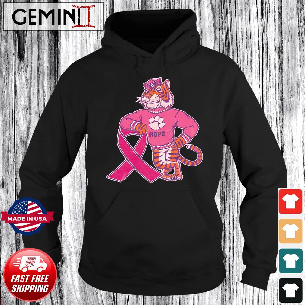 Clemson Tigers Hope Breast Cancer Shirt Hoodie