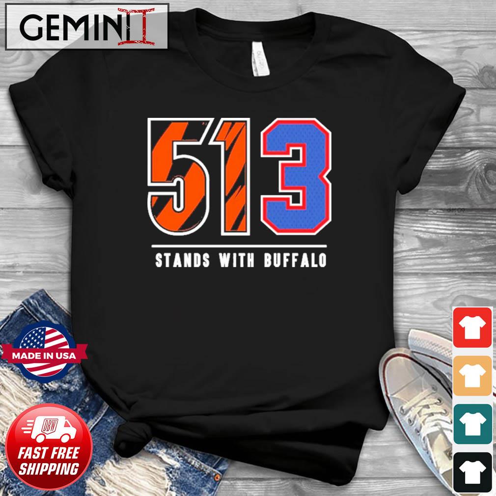 Damar Hamlin 513 Stands With Buffalo Shirt
