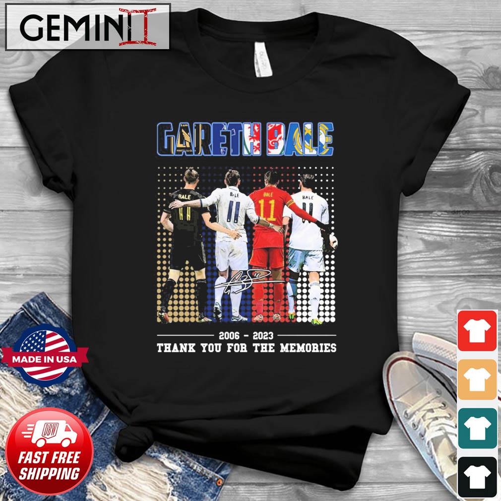 Gareth Bale 2006-2023 Thank You For The Memories Signatures Shirt