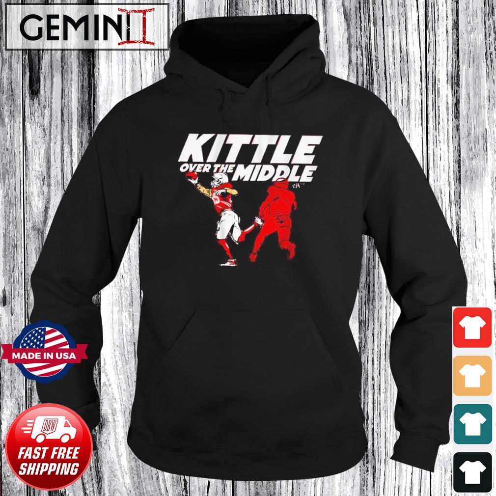 George Kittle Over The Middle 2023 Shirt Hoodie