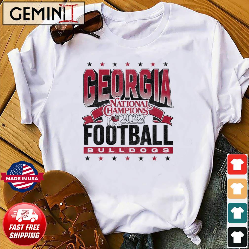 Georgia 2022 Football National Champions Banner T-shirt