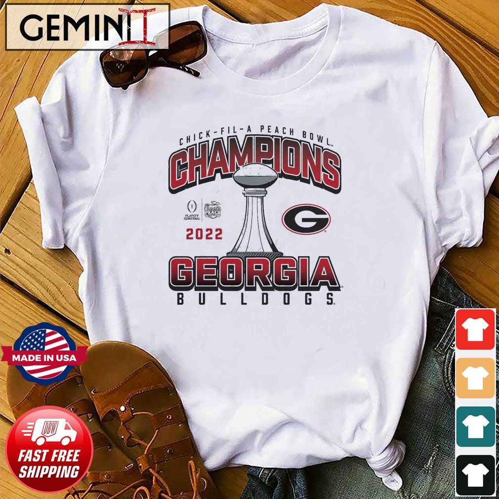 Georgia Bulldogs 2022 CFP Chick-Fil-A Peach Bowl Champions shirt
