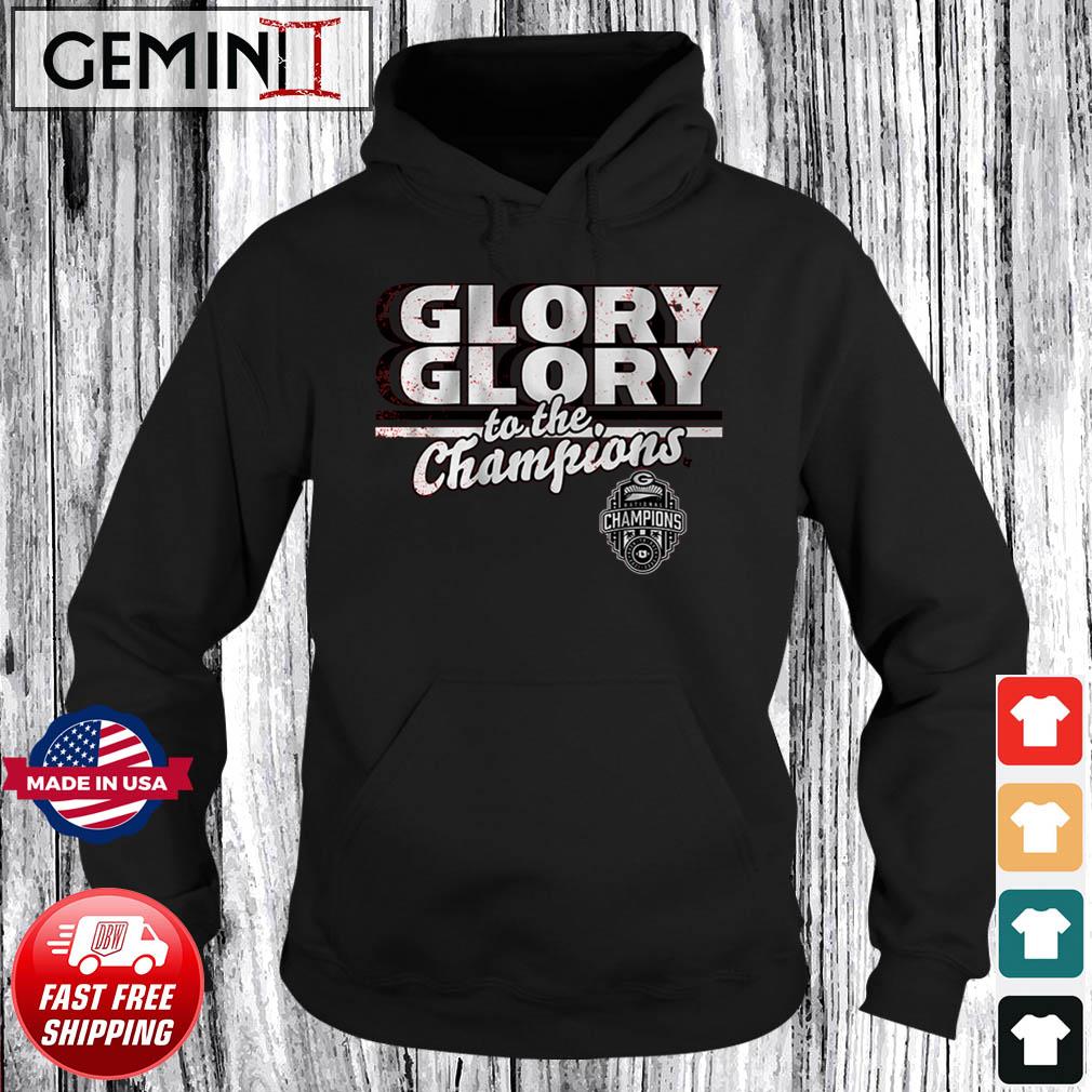 Georgia Football Glory Glory To The Champions Shirt Hoodie