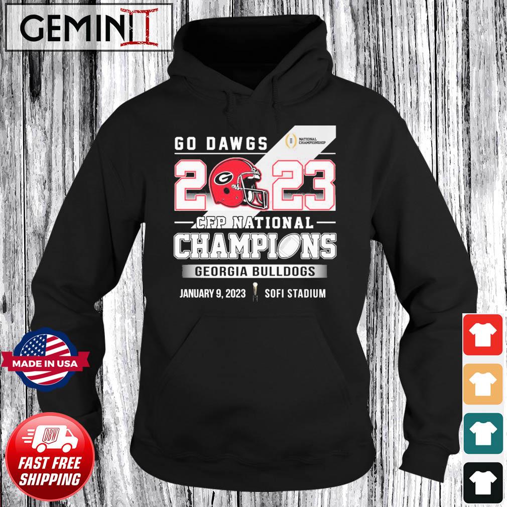 Go Dawgs 2023 CFP National Champions Georgia Bulldogs Shirt Hoodie