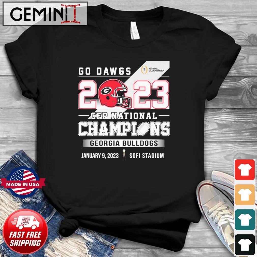 Go Dawgs 2023 CFP National Champions Georgia Bulldogs Shirt