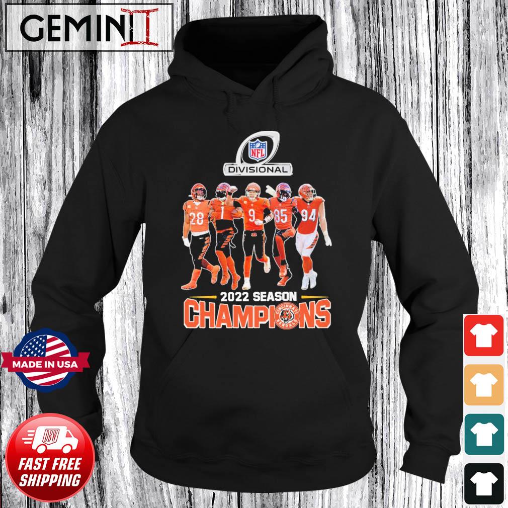 NFL Divisional 2022-2023 Champions Cincinnati Bengals Shirt Hoodie