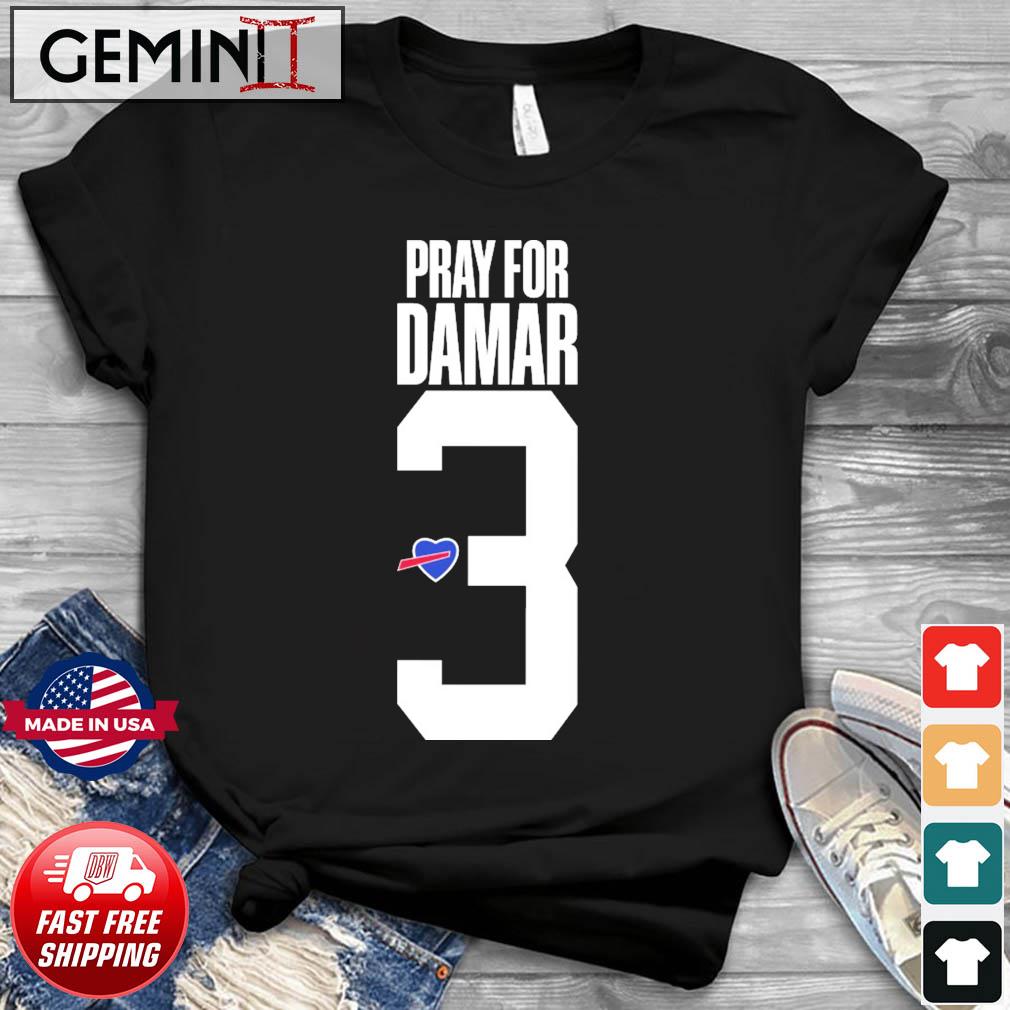 Pray for Damar Heart Love #3 Buffalo Shirt