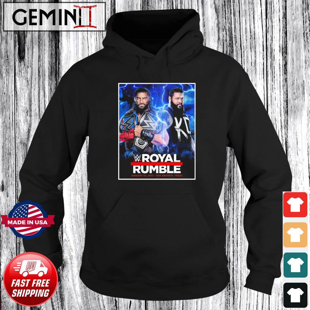 Royal Rumble 2023 Roman Reigns vs. Kevin Owens T-Shirt Hoodie