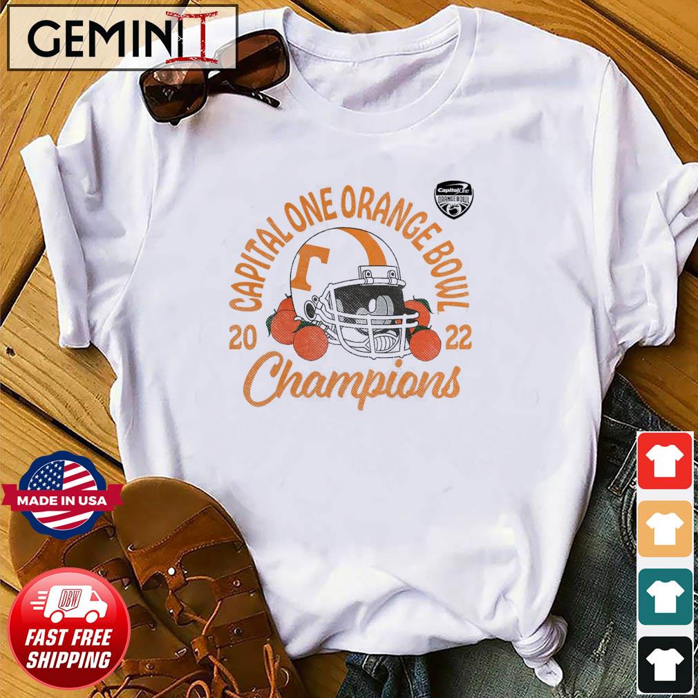 Tennessee Volunteers 2022 The Capital One Orange Bowl Champions Shirt