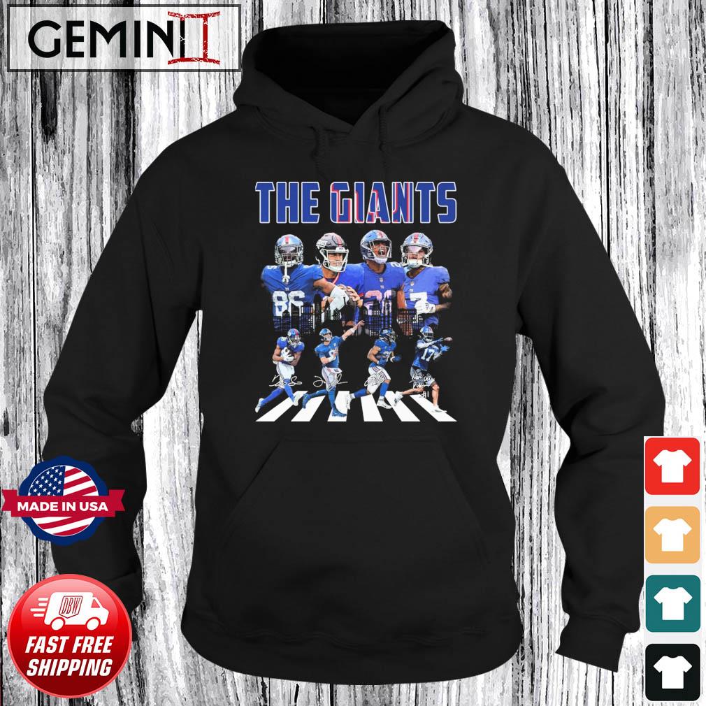 The Giants Team Abbey Road Signatures Shirt Hoodie