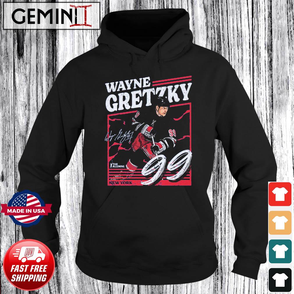 Wayne Gretzky New York Rangers Power Signature Shirt Hoodie