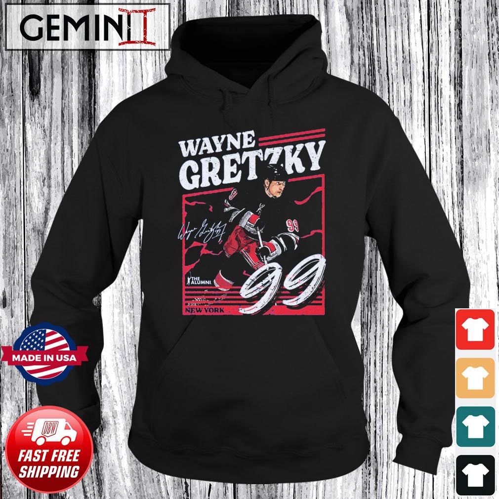 New York Wayne Gretzky Stripes signature T-shirt, hoodie, sweater, long  sleeve and tank top