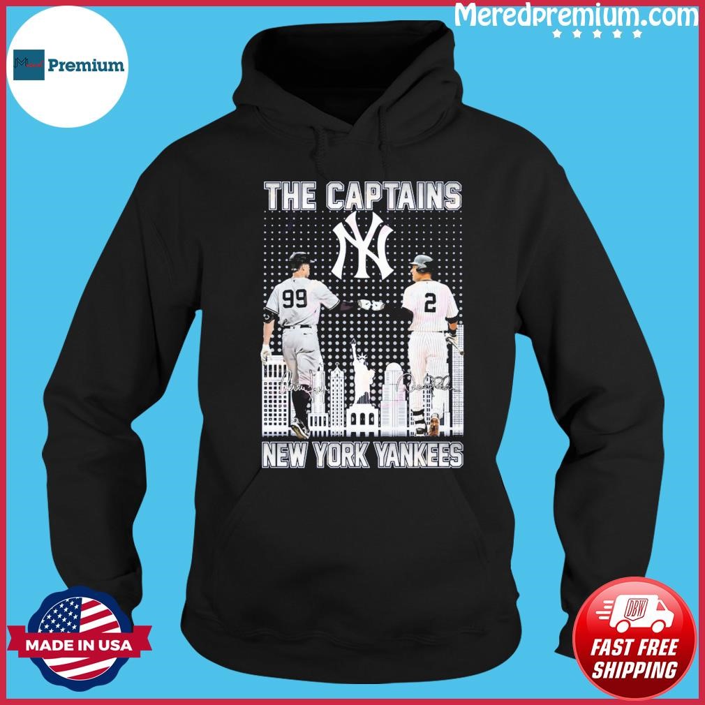 Aaron Judge And Derek Jeter The Captain New York Yankees Signatures Shirt Hoodie.jpg