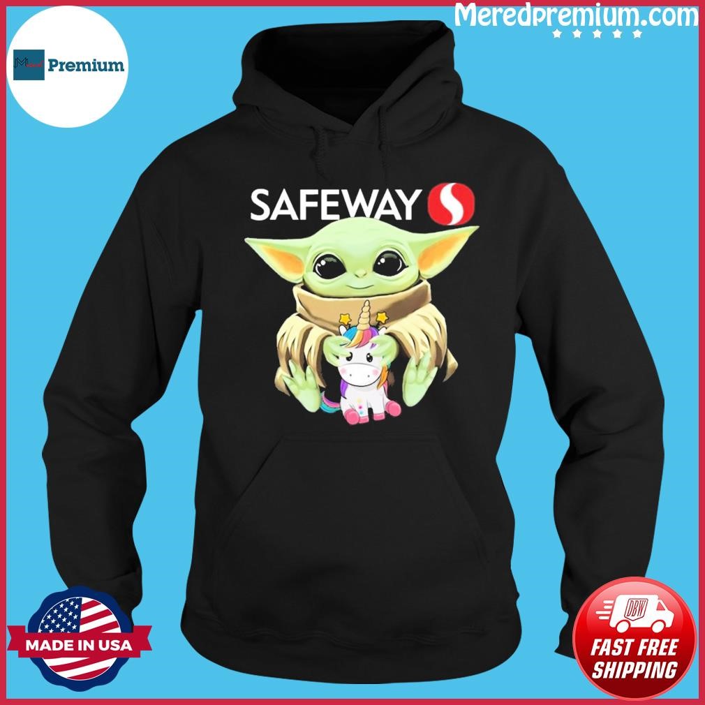 Baby Yoda Hug Unicorn And Safeway Logo Shirt Hoodie.jpg