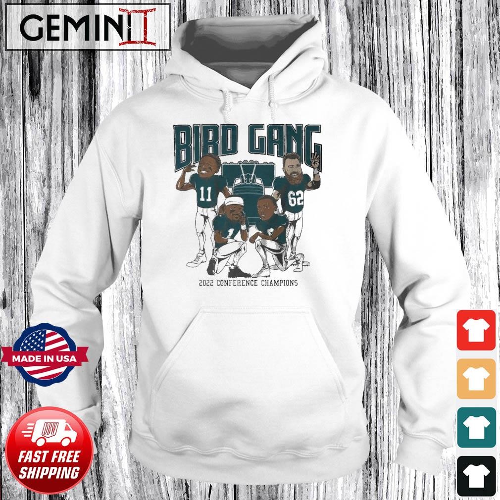 Bird Gang Philadelphia Eagles Conference Champions Caricatures Shirt Hoodie.jpg
