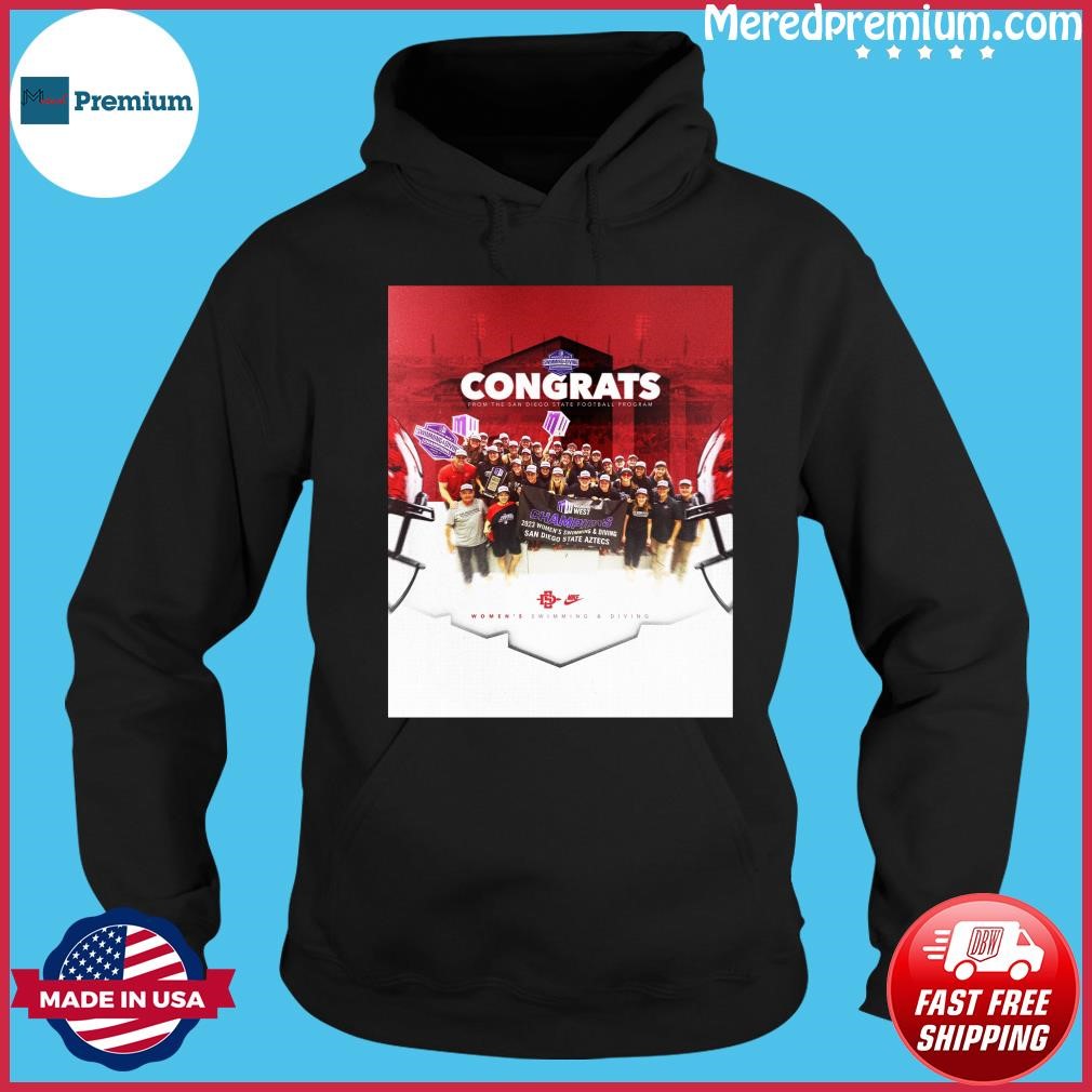 Congrats From The San Diego State Football Program Women's Swimming & Diving Shirt Hoodie.jpg