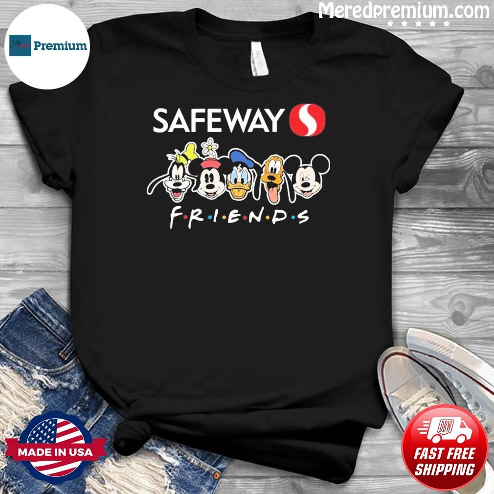 Friends Disney Characters Safeway Shirt