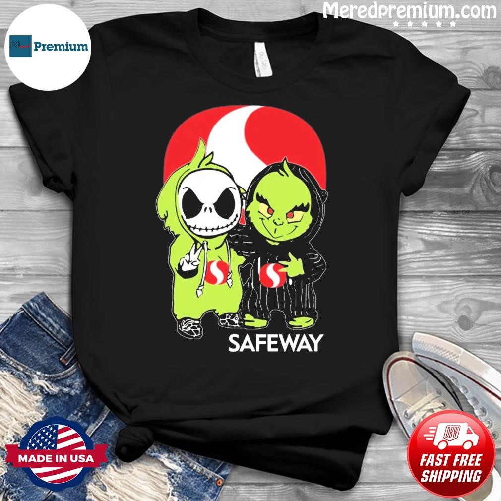 Friends Jack Skellington And Grinch Safeway Logo Shirt