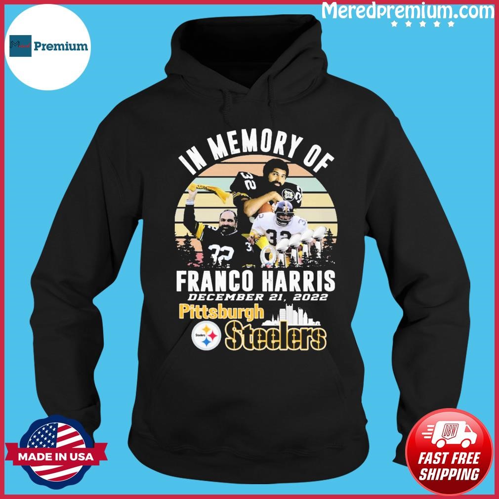 In Memory Of Franco Harris Pittsburgh Steelers 2022 Vintage Shirt Hoodie.jpg