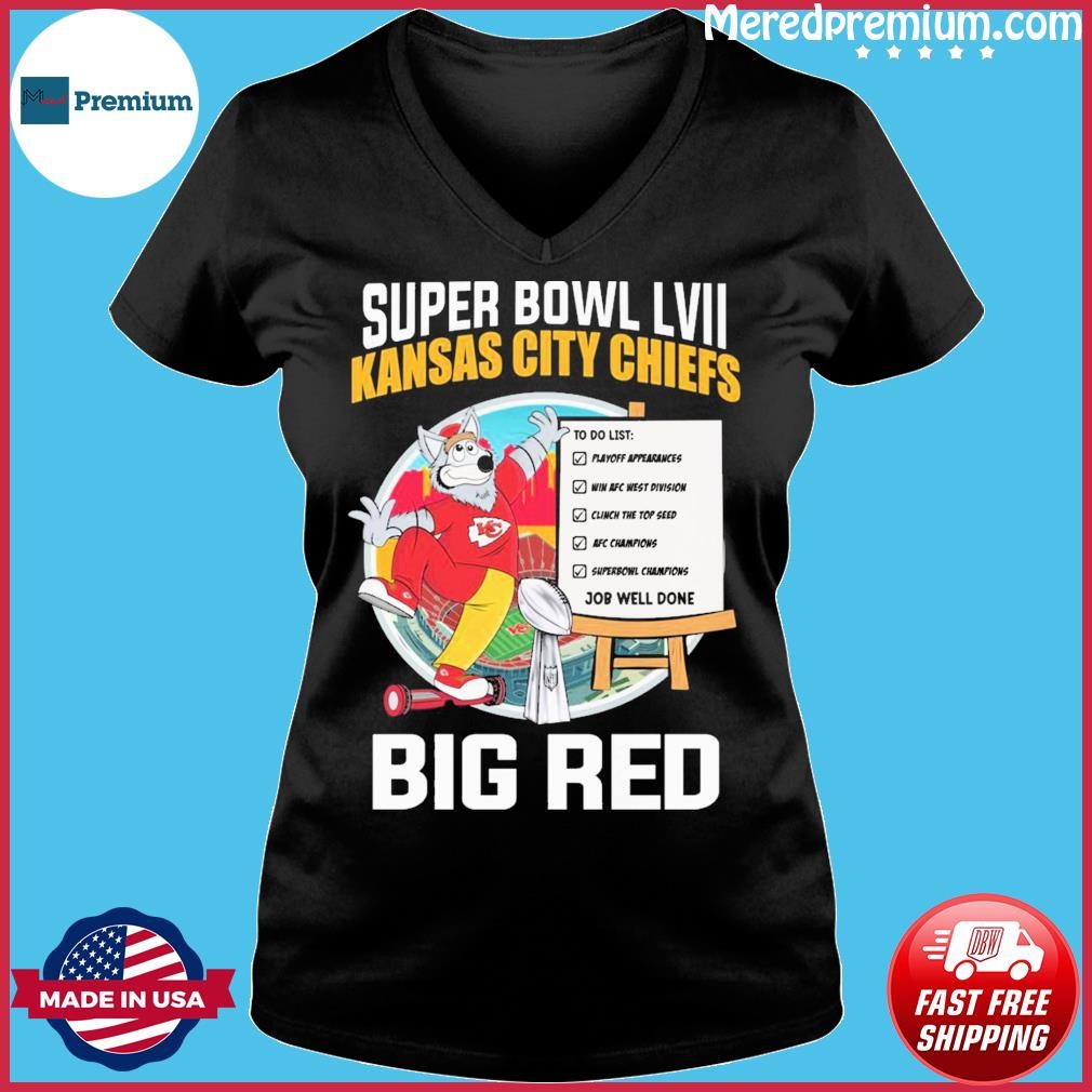 Kansas City Chiefs 2022 Afc Champions Super Bowl Lvii 2023 Shirt Ladies T- shirt