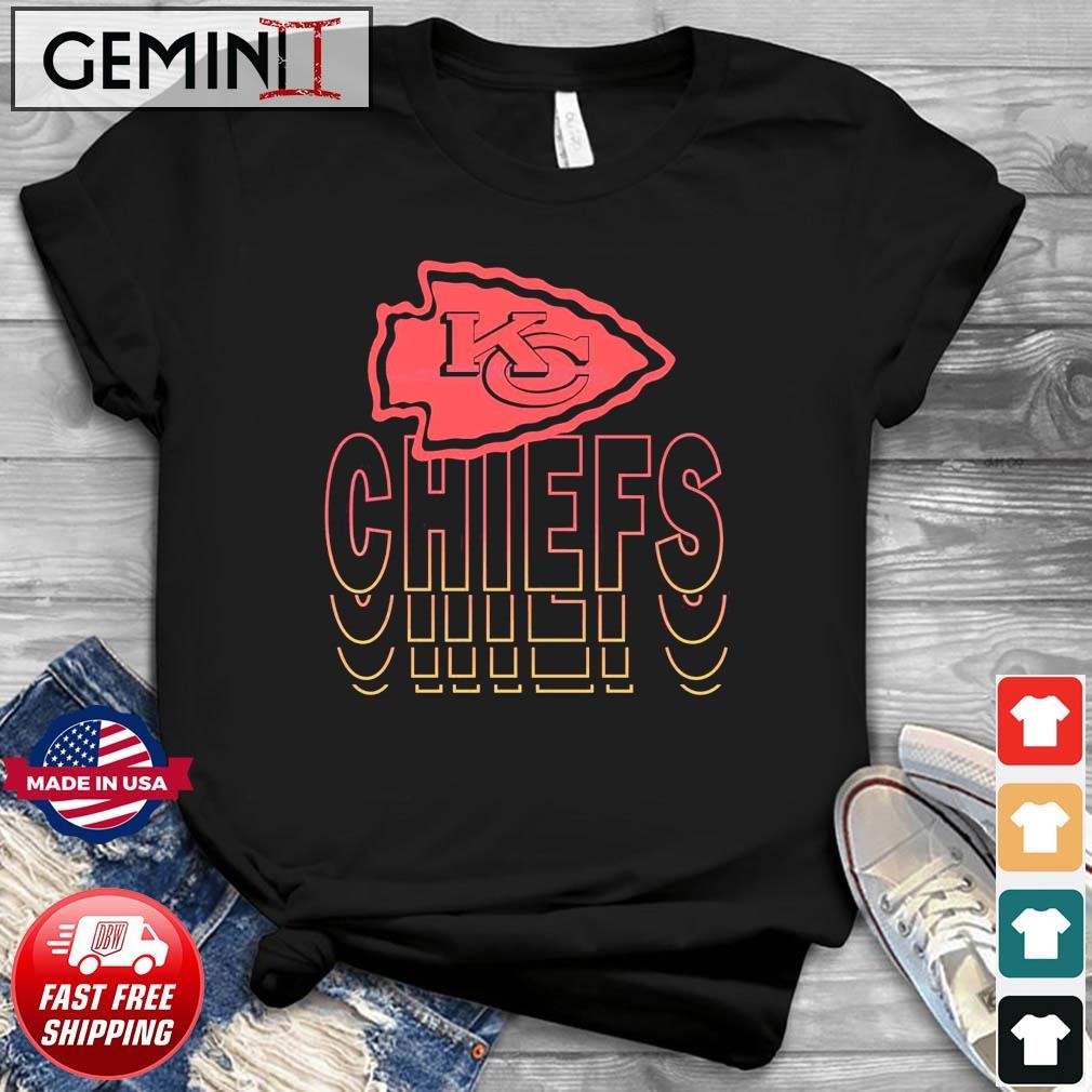 Lulu Grace Designs Kansas City Chiefs Inspired Glitter Top: NFL Football Fan Gear & Apparel L / Unisex Tee