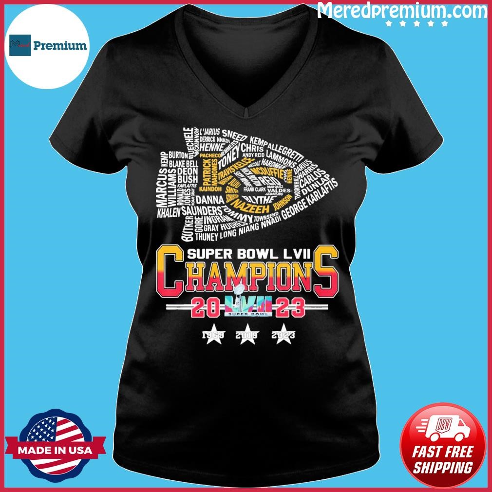 FREE shipping Kansas City Chiefs Squad 2023 Super Bowl LVII Champions  Signature shirt, Unisex tee, hoodie, sweater, v-neck and tank top