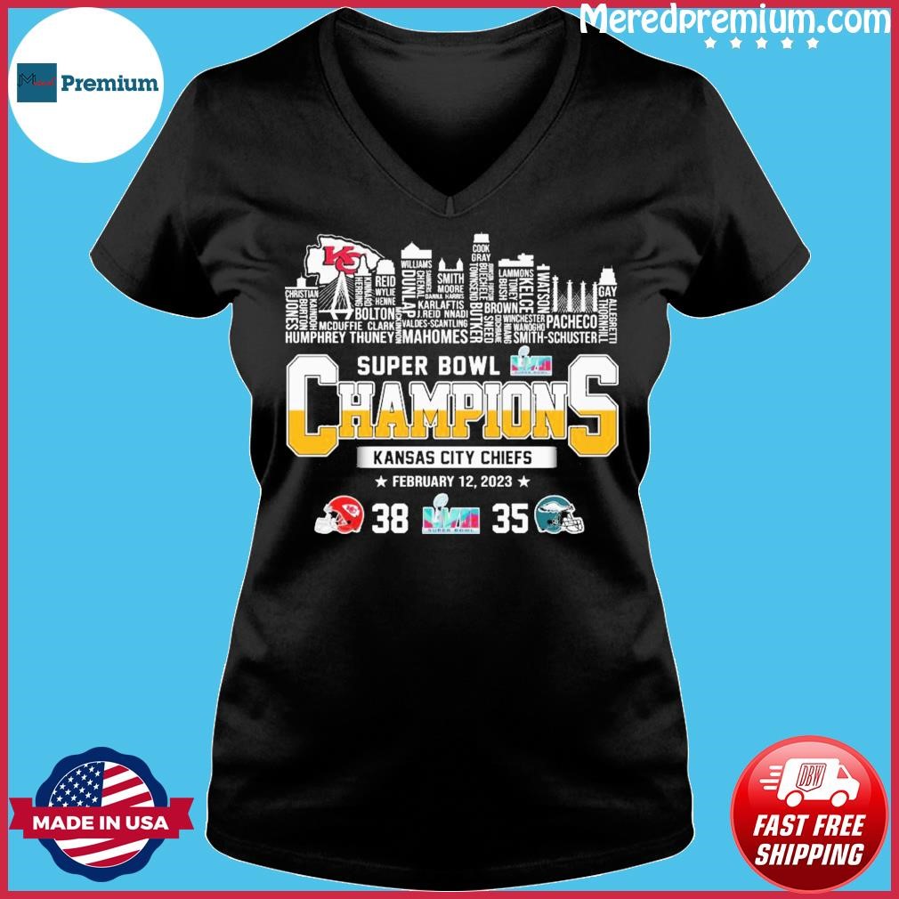 FREE shipping Kansas City Chiefs Squad 2023 Super Bowl LVII Champions  Signature shirt, Unisex tee, hoodie, sweater, v-neck and tank top