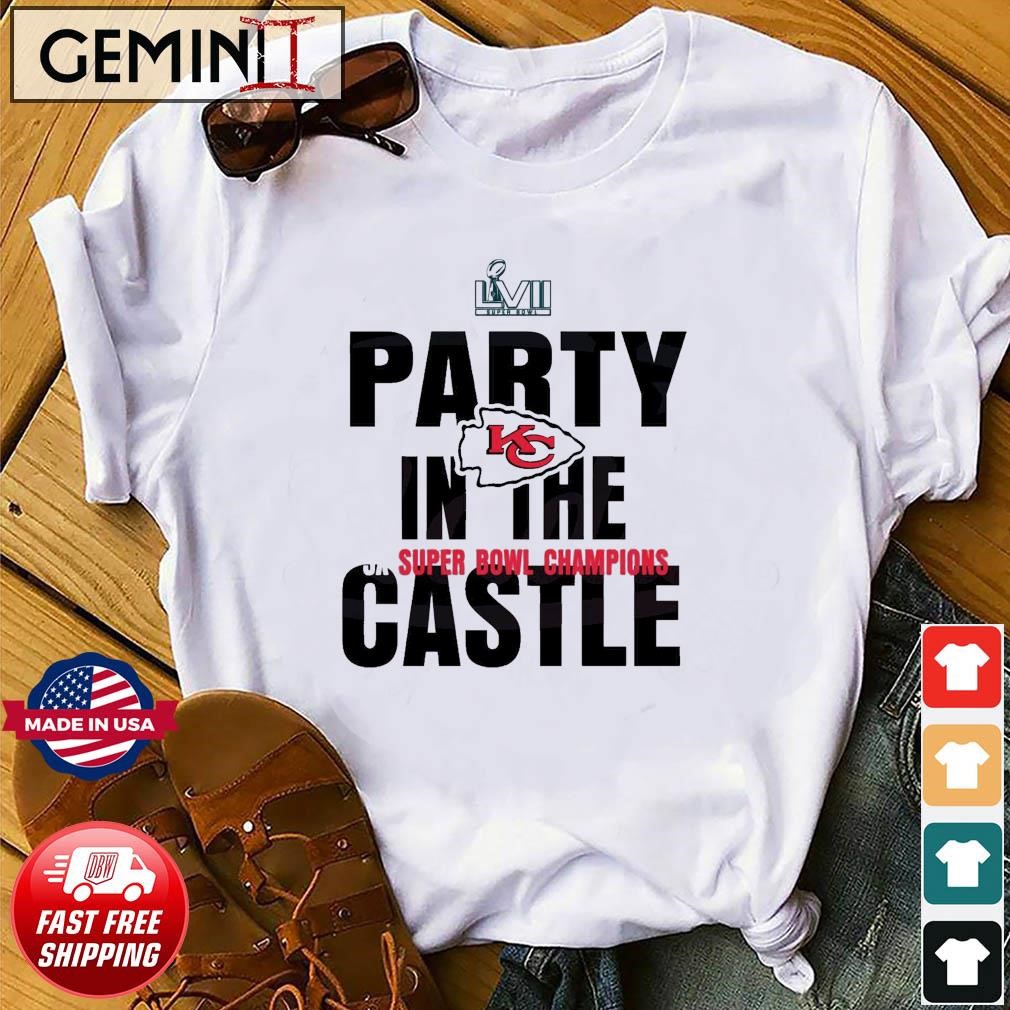 Kansas City Chiefs Super Bowl Lvii Champions Party In The Castle Shirt -  AYORINO